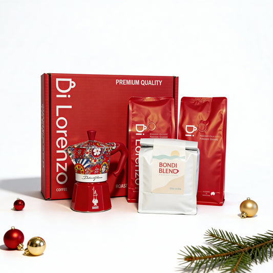 Dolce & Gabbana Bialetti with two coffee blends